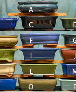 10″ – Glazed Bonsai Pots