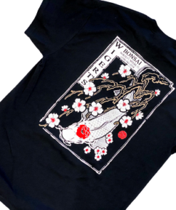 Wigert’s Bonsai KOI T-Shirt – Black (Short Sleeve or Long Sleeve)